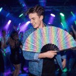 Festival Fans Holo Cristal Pastel pour les Raves et les festivals, Affichage 2