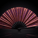 Festival Fans holographiques transparents bordeaux pour les festivals et les Raves, Affichage 1