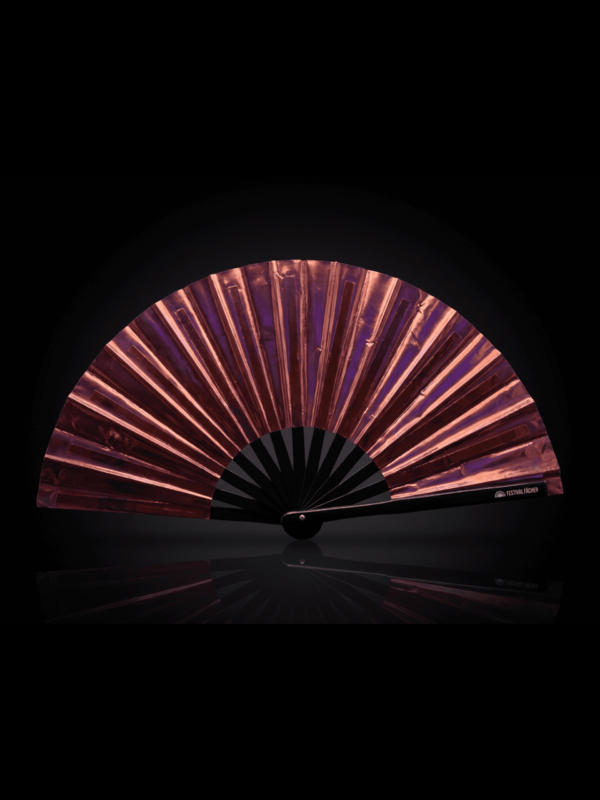 Festival Fans holographiques transparents bordeaux pour les festivals et les Raves