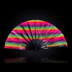 Festival Fans transparents avec des bandes arc-en-ciel pour la Pride et la CSD, Affichage 1