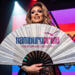 Festival-Fächer Hamburg Pride CSD in Weiß, Logo-Edition, Affichage 5