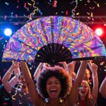 Festival Fans « Psychedelic Melt » violets pour Goa et la psytrance, Affichage 4