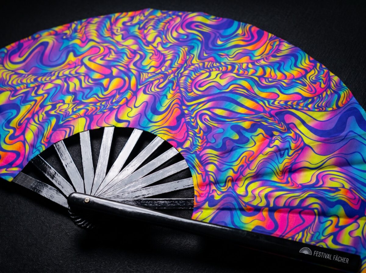 Festival Fans « Psychedelic Melt » violets pour Goa et la psytrance, Affichage 5
