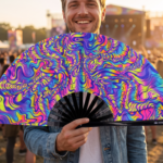 Festival Fans « Psychedelic Melt » violets pour Goa et la psytrance, Affichage 3