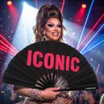 Festival Fan « ICONIC » noir/rose, un statement pour les raves, Affichage 5
