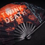Festival Fan « TWINK DEATH » noir pour la Techno et la Rave, Affichage 5