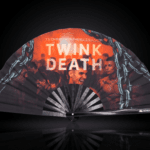 Festival Fan « TWINK DEATH » noir pour la Techno et la Rave, Affichage 1