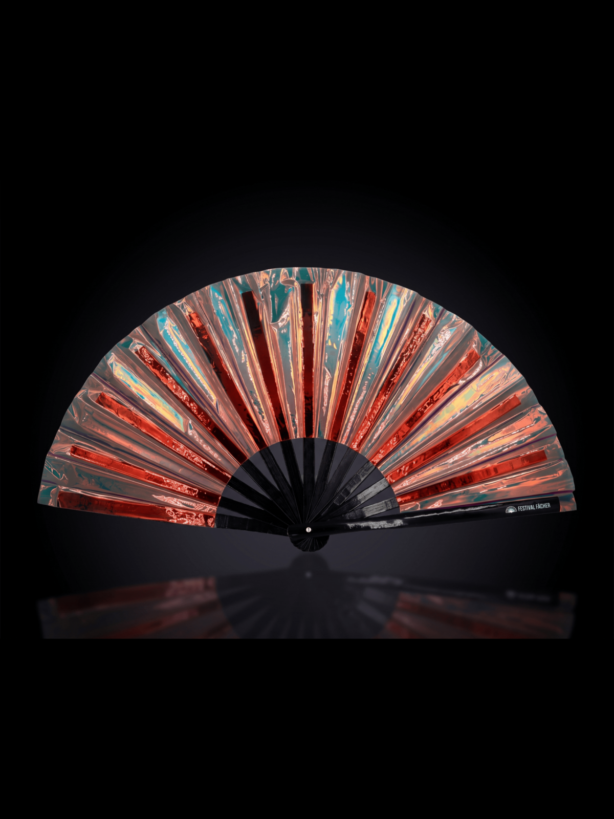 Festival Fans en cuivre holographique pour les festivals et les Raves