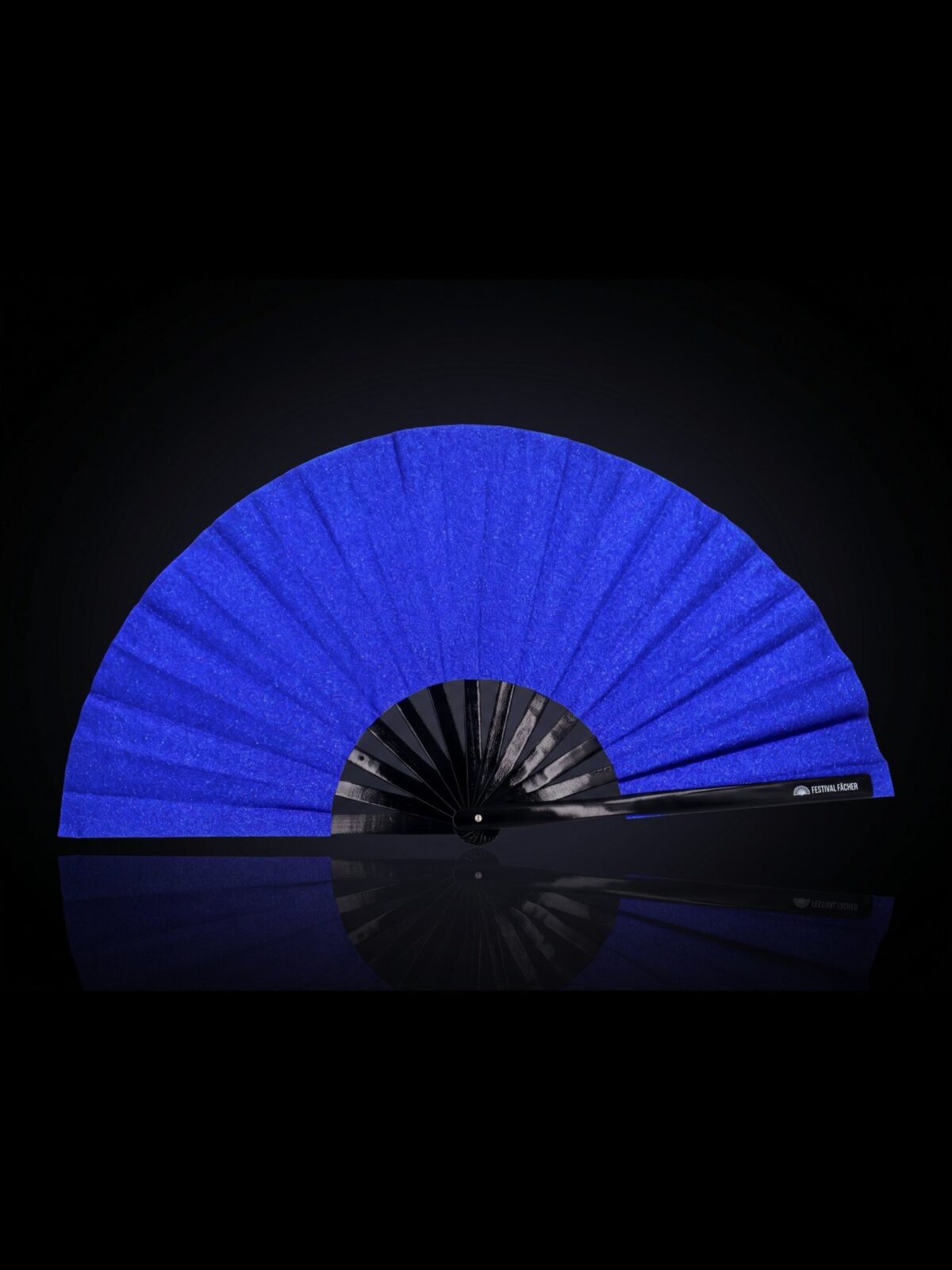 Festival Fans bleu royal à paillettes pour les festivals et les fêtes