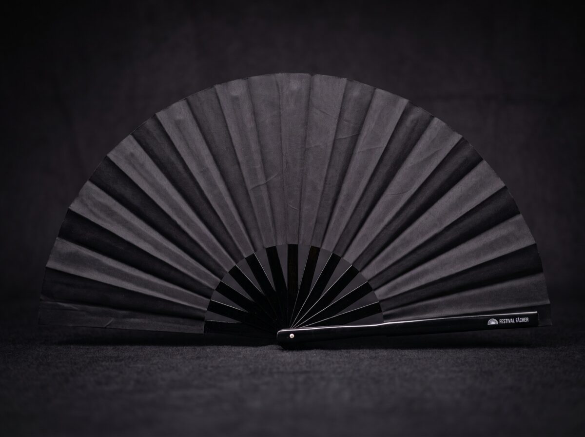 Festival Fan noir uni, pour les festivals et au quotidien, Affichage 5