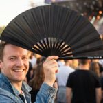 Festival Fan noir uni, pour les festivals et au quotidien, Affichage 3