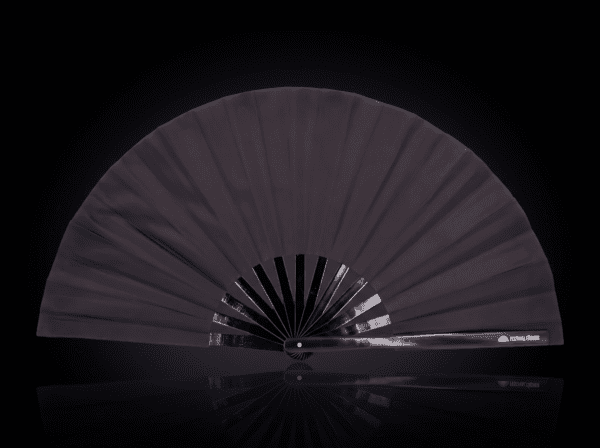 Festival Fan noir uni, pour les festivals et au quotidien