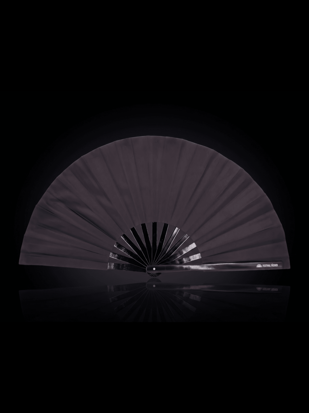 Festival Fan noir uni, pour les festivals et au quotidien